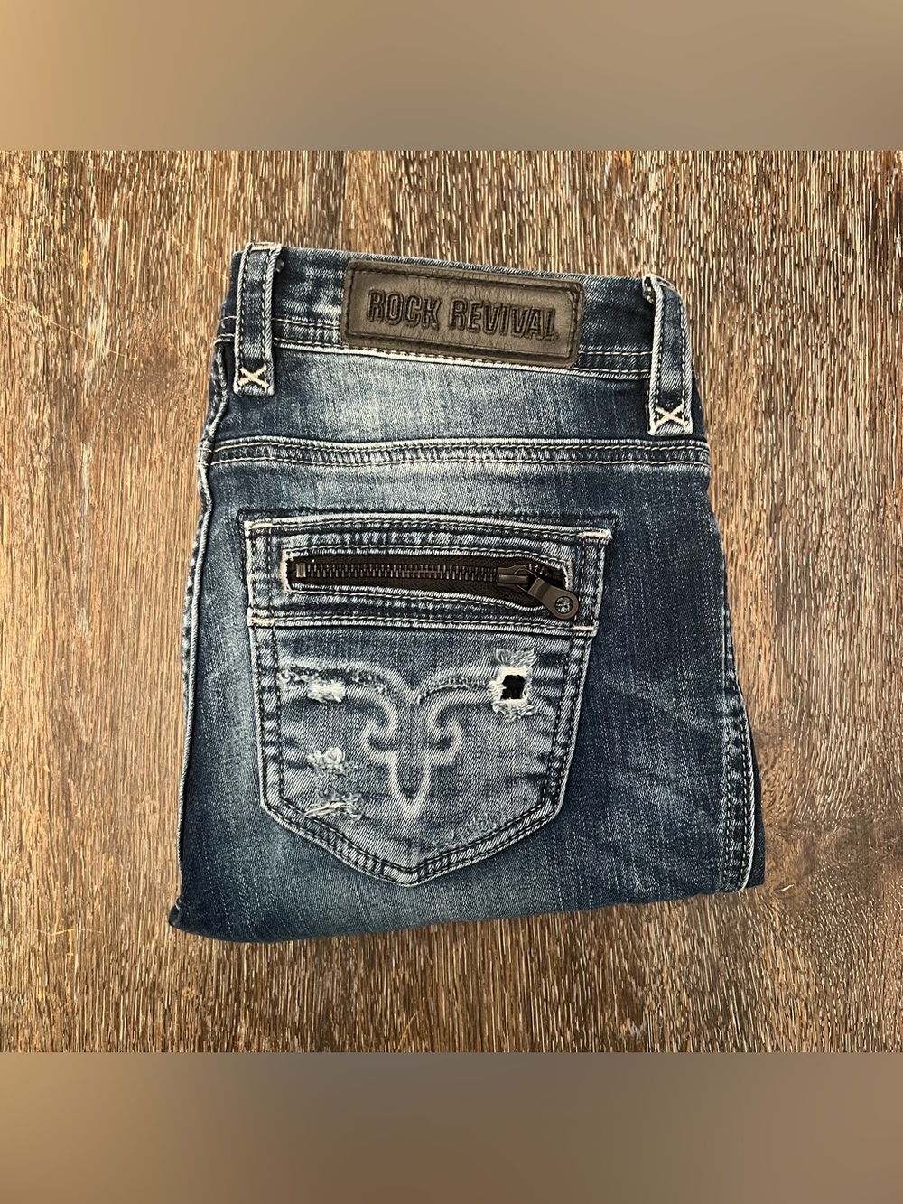 Rock Revival Moto Margot Jeans Size 25